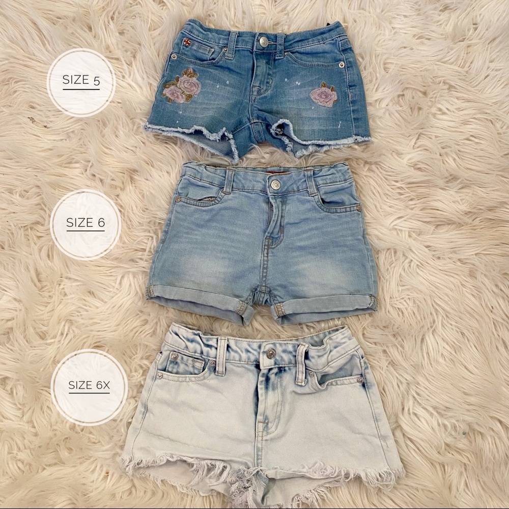 Girls designer shorts